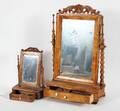 Bordsspeglar 2st, 181900-tal