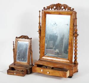 Bordsspeglar 2st, 181900-tal