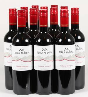 Chilensk rødvin, Terra Andina Cabernet Sauvignon 18 fl..
