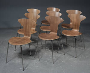 Arne Jacobsen, Munkegaardsstole 8  Denne vare er sat til omsalg under nyt varenummer 4974480