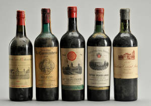 5 fl. Ældre Grand Cru Classè I gode årgange.
