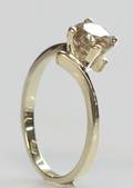 Solitairering, ca. 1.00 ct.