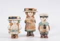 FIGURINER, 3 st. Sekelskifte, Lisa Larson, Gustavsberg.