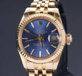 Rolex Oyster Perpetual Datejust, damearmbåndsur af 18 karat guld  Denne vare er sat til omsalg under nyt varenummer 4725761