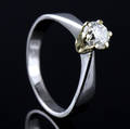 Solitaire ring ca. 0.64 ct.