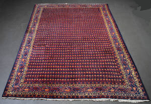 Orientalsk tæppe, uld på bomuld, 315 x 220 cm.