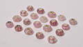 20 Charlotte Borgen beads i rosa nuancer 20