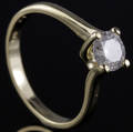 Solitaire ring ca. 0.78 ct.