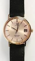 HERRARMBANDSUR, Omega Seamaster De Ville, guld på stål.