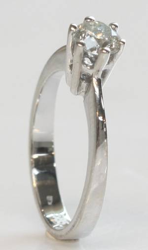 Solitairering, ca. 0.70 ct.