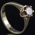Solitaire ring ca. 0.85 ct.