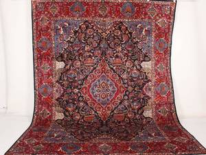 Orientmatta, handknuten, figural, Kashmar, Khorasan-provinsen, 380x295 cm