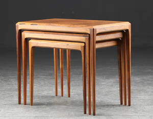 Johannes Andersen, indskudsborde af palisander. 3