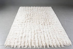 Ryamatta med lugg i lin