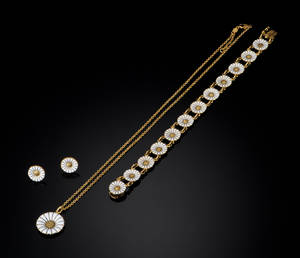 Georg Jensen. Marguerit smykkesæt 4