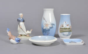 Royal Copenhagen Kgl. P. Bing Grøndahl. Samling figurer m.m. 6