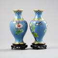 Vaser i cloisonné