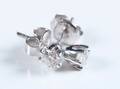 Brillant ørestikker udført i 14 kt hvidguld, 0.25 ct 2