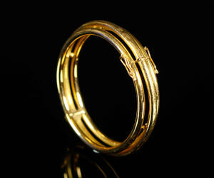 Vintage armring af 14 kt. guld. Vægt 23 gram