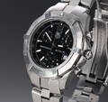 Tag Heuer Professional 2000. Herrechronograf i stål med sort skive, 2000erne Denne vare er sat til omsalg under nyt varenummer 4711051