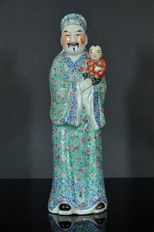 Figur i porslin, Kina 1900-tal