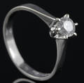 Solitaire ring ca. 0.50 ct.