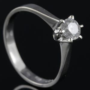 Solitaire ring ca. 0.50 ct.