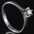 Solitaire ring ca. 0.48 ct.