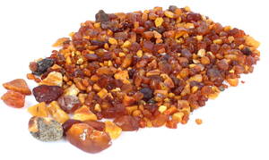 Samling rav, Fanø. 0-21 gram, ca. 750 gram