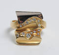 Brillantring af 18 kt. guld og hvidguld - ca. 0.35 ct