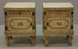 Nattduksbord, ett par, gustaviansk stil 2