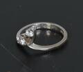 Diamantring, 18-k vitguld