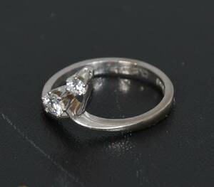 Diamantring, 18-k vitguld
