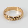 DIAMANTRING Guld 18k, 3.6g