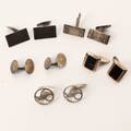MANSCHETTKNAPPAR, Silver, 5 par