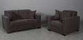 To-pers sofa med tilhørende lænestol. Model TITAN. 2