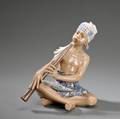 Dahl Jensen. Porcelænsfigur, Orientalsk fløjtespiller