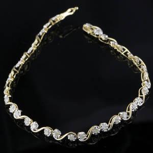 Diamant armbånd ca. 0.75 ct.