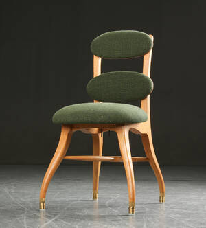 Musikerstol. Dansk møbeldesign, eg