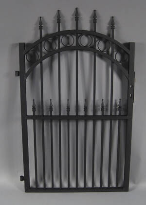 Enkeltlåge i sortlakeret aluminium, model YY-ALAM D07A 3 Denne vare er sat til omsalg under nyt varenummer 4504758