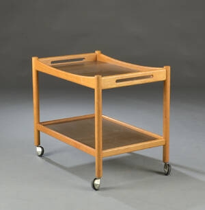 Rullebord af egetræ