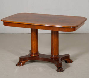 Salongsbord mahogny empire-stil 1800-talets senare del