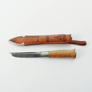 KNIV, skaft i masurbjörk