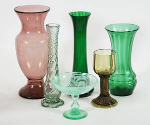 Glas 6 delar, mestadels 1900-talets första hälft