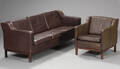 Dansk møbelproducent, tre-pers sofa samt lænestol 2