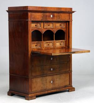 Sekretær, mahogni, 1800-tallet