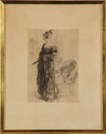 Grafiskt blad efter Carl Larsson