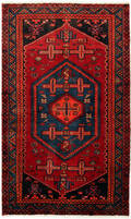 Persisk Zanjan tæppe, 214X128 cm.