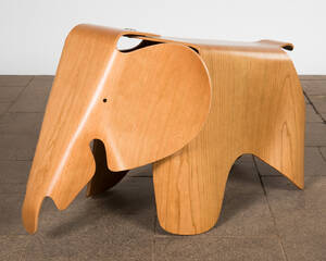 Charles  Ray Eames, Elefant Hocker, für Vitra, Entwurf von 1945