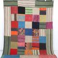 Persisk Patchwork Kelim mått 172 x 134 cm.